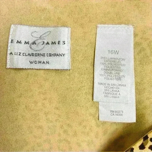 Emma James Cheetah Print Sleeveless Maxi Dress Size 16 W - Picture 7 of 10